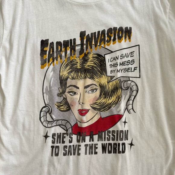 Zara Graphic Tee, Size M. NWOT. - Picture 2 of 4